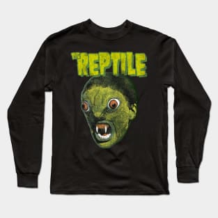 The Reptile )( Classic Cult Sci Fi Horror Film Long Sleeve T-Shirt